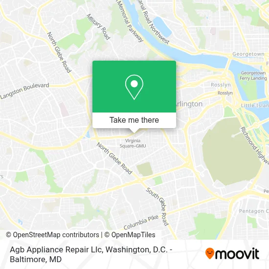Agb Appliance Repair Llc map
