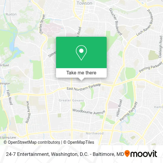 24-7 Entertainment map