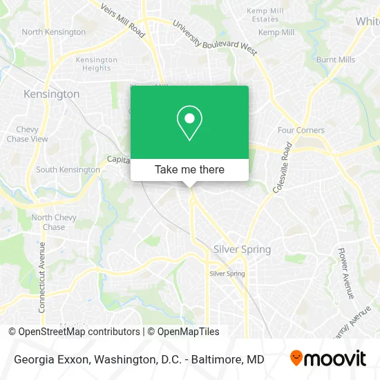 Georgia Exxon map