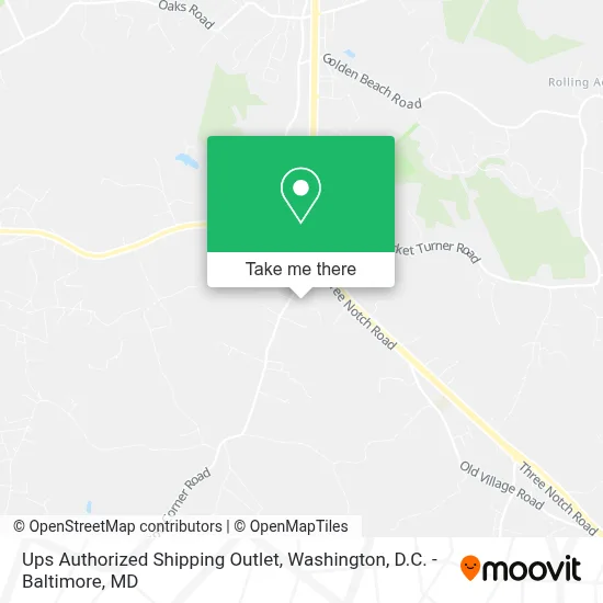 Ups Authorized Shipping Outlet map