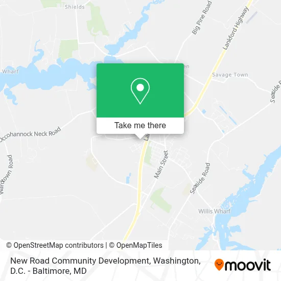 New Road Community Development map