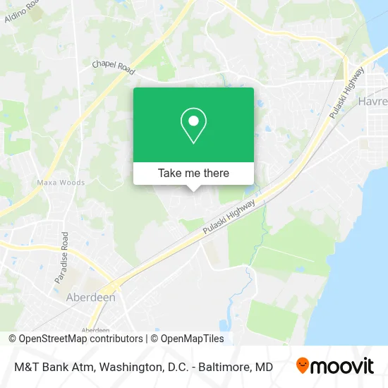 M&T Bank Atm map