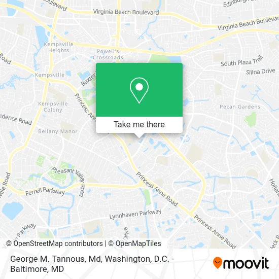 George M. Tannous, Md map