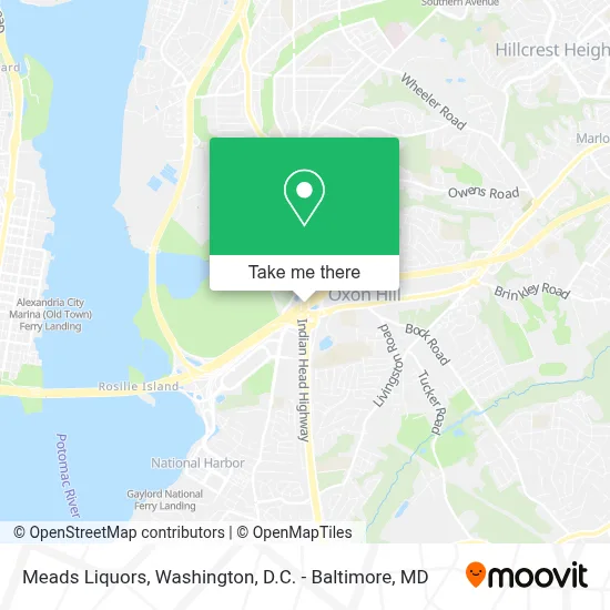Meads Liquors map