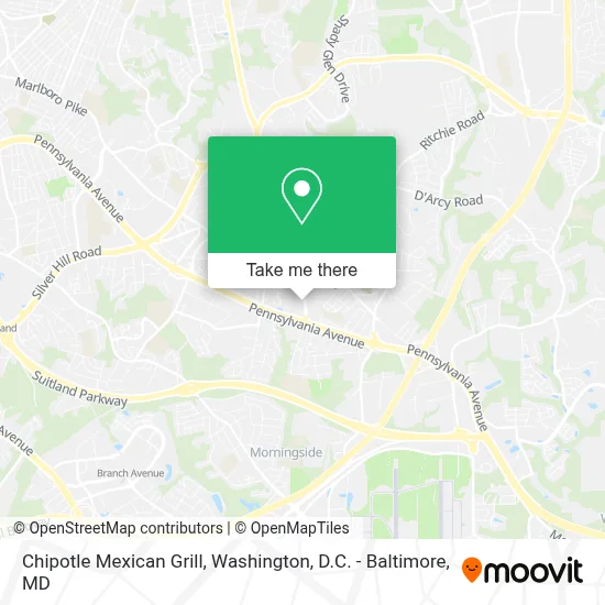 Chipotle Mexican Grill map