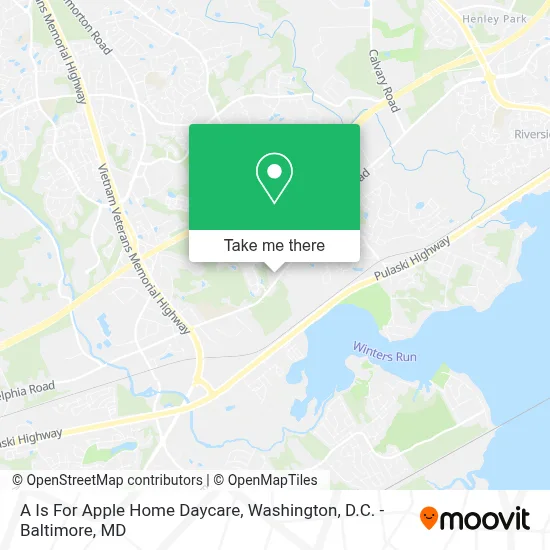 A Is For Apple  Home Daycare map