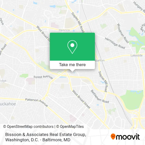 Bissoon & Associates Real Estate Group map