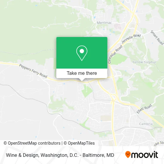 Wine & Design map