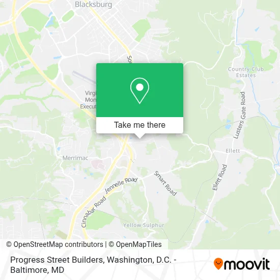 Progress Street Builders map