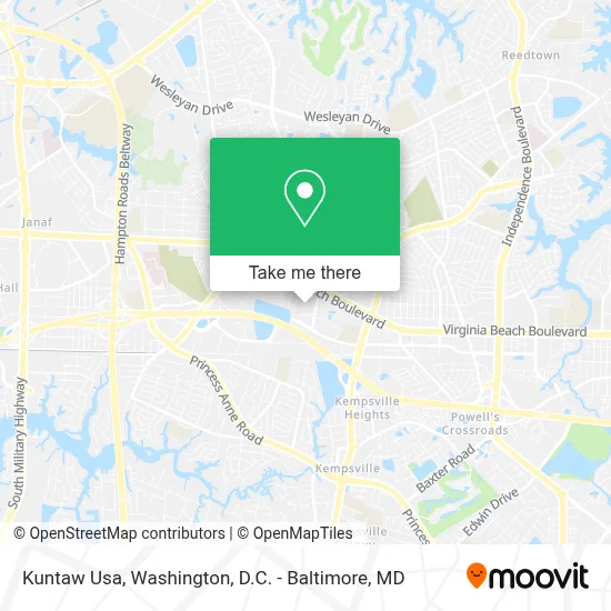 Kuntaw Usa map