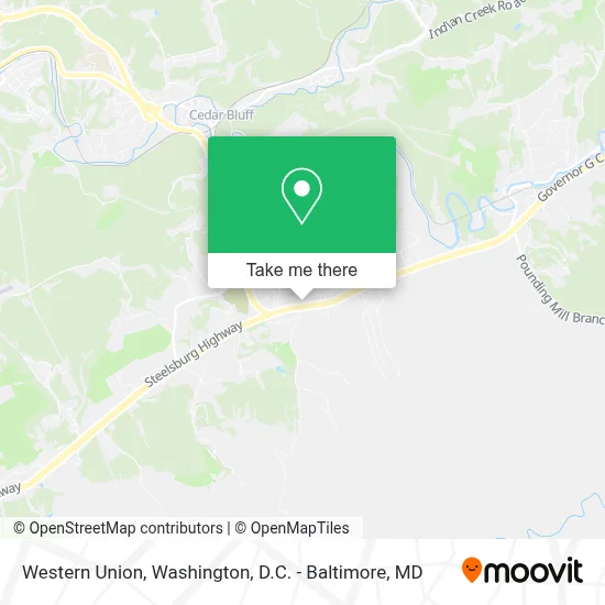 Western Union map