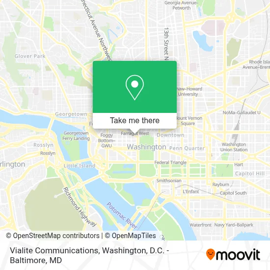 Vialite Communications map