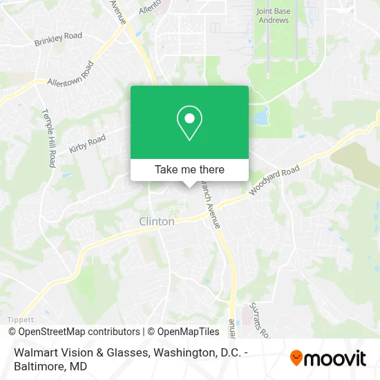 Walmart Vision & Glasses map