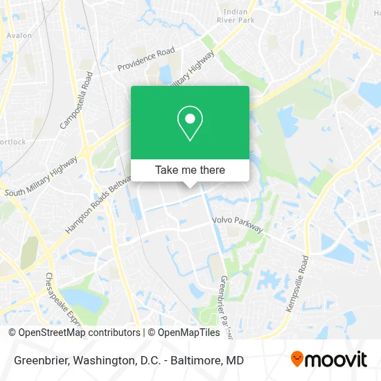 Greenbrier map