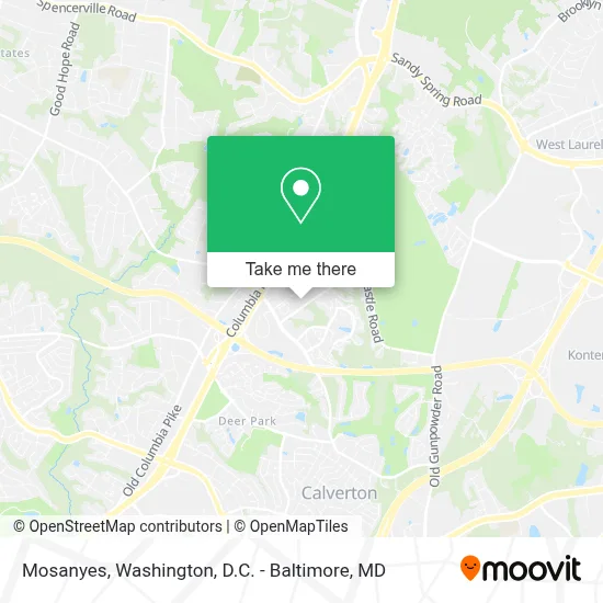 Mosanyes map