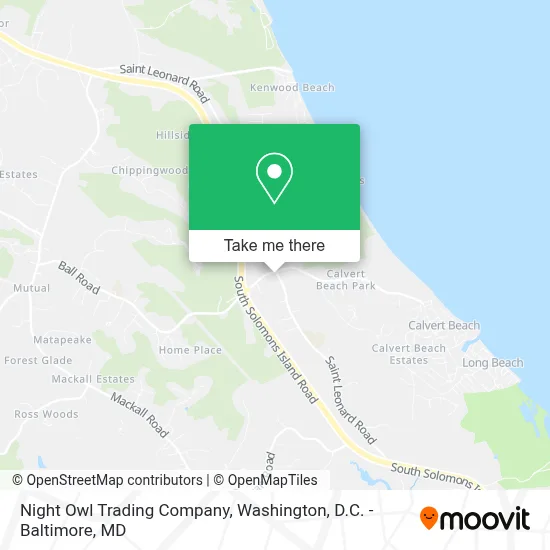 Night Owl Trading Company map