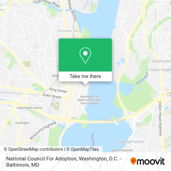 National Council For Adoption map
