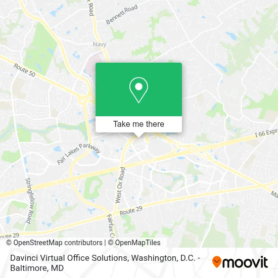 Davinci Virtual Office Solutions map