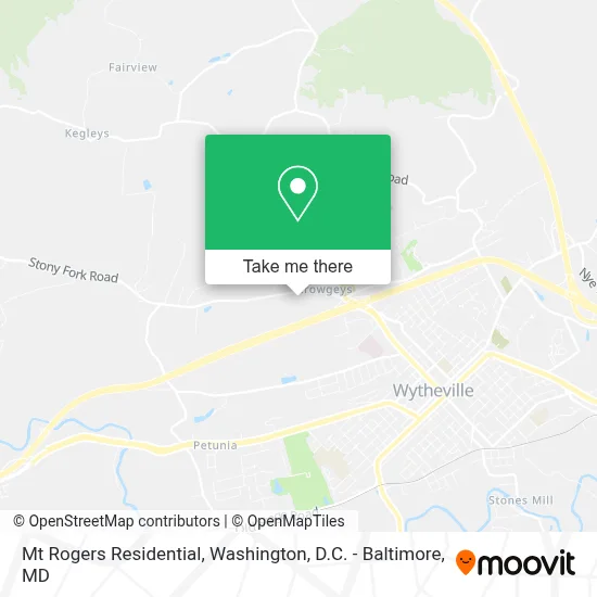 Mt Rogers Residential map