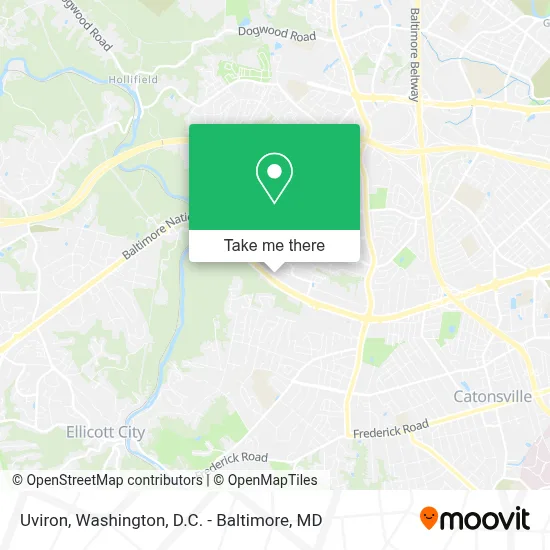 Uviron map