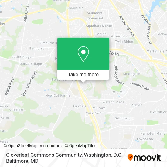 Cloverleaf Commons Community map