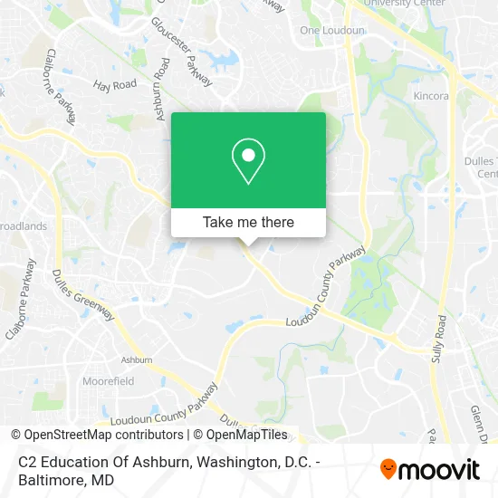 C2 Education Of Ashburn map
