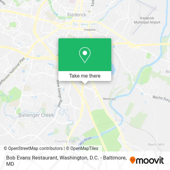 Bob Evans Restaurant map