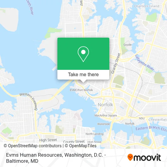 Evms Human Resources map