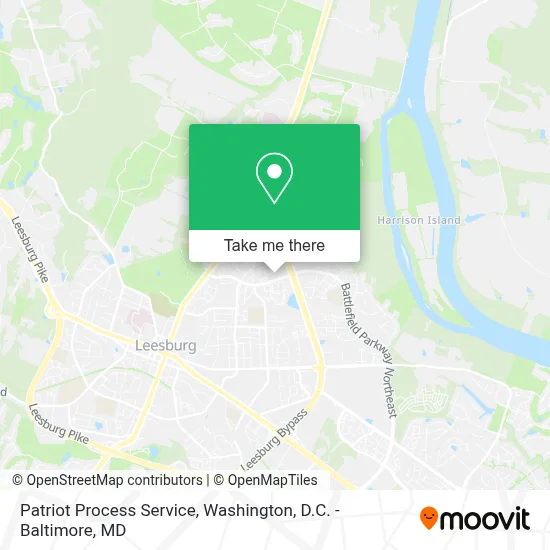 Patriot Process Service map
