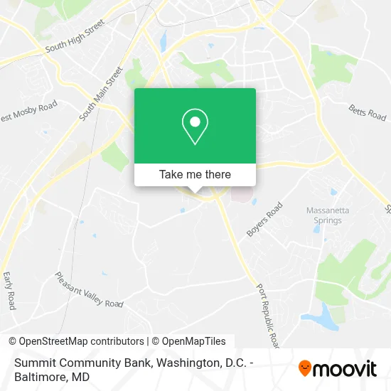 Summit Community Bank map