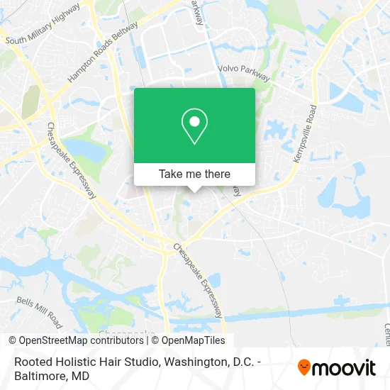 Rooted Holistic Hair Studio map