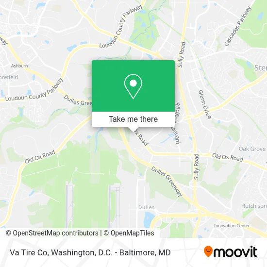 Va Tire Co map