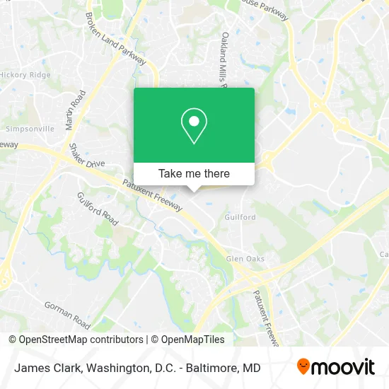 James Clark map