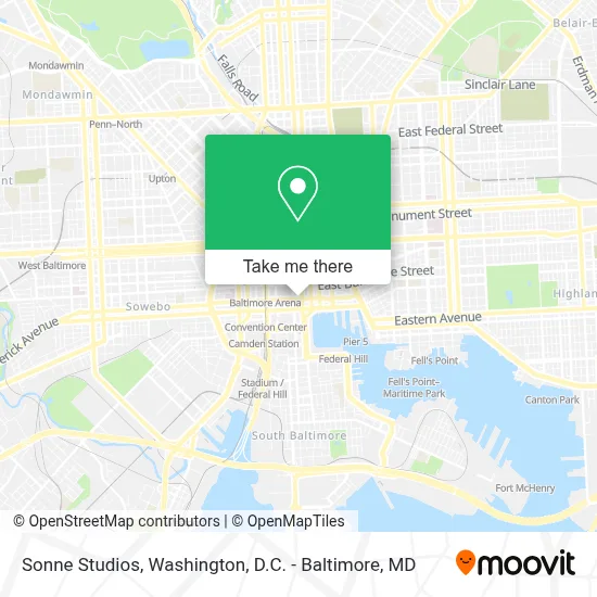 Sonne Studios map