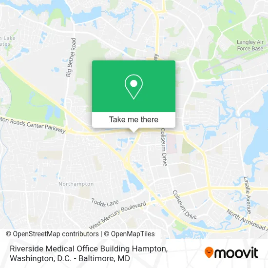 Riverside Medical Office Building Hampton map