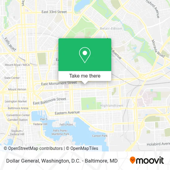 Dollar General map