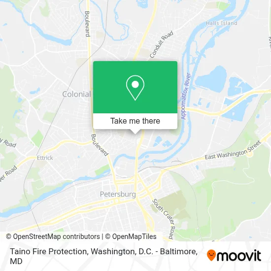 Taino Fire Protection map