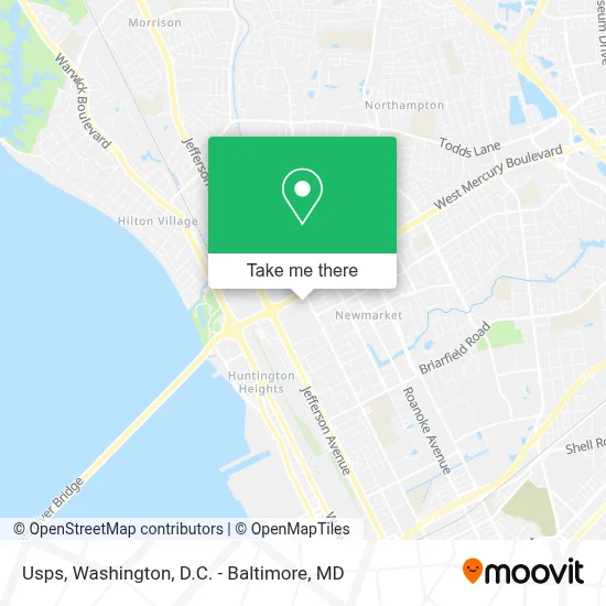Usps map