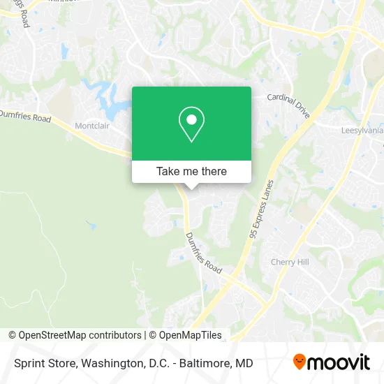 Sprint Store map