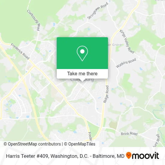 Harris Teeter #409 map