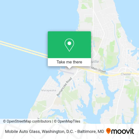 Mobile Auto Glass map