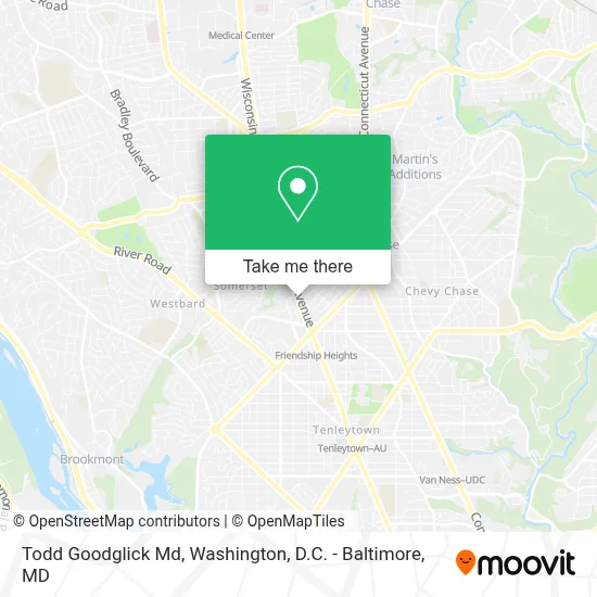 Todd Goodglick Md map