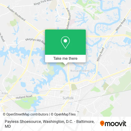 Payless Shoesource map