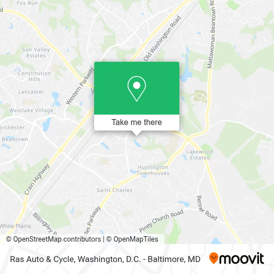 Ras Auto & Cycle map