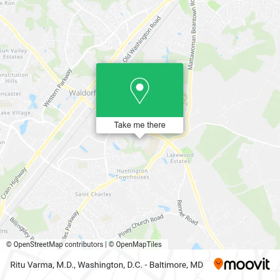 Ritu Varma, M.D. map