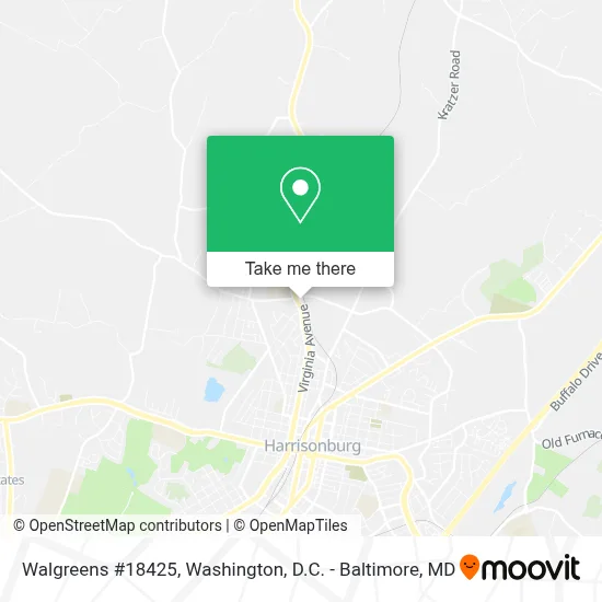Walgreens #18425 map