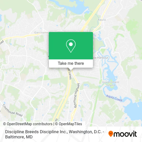 Discipline Breeds Discipline Inc. map