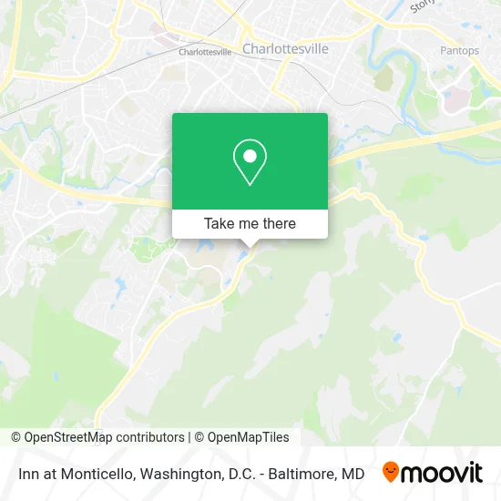 Inn at Monticello map