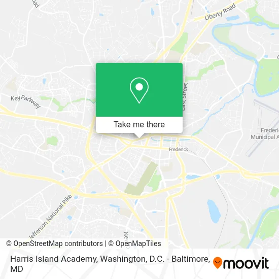 Harris Island Academy map