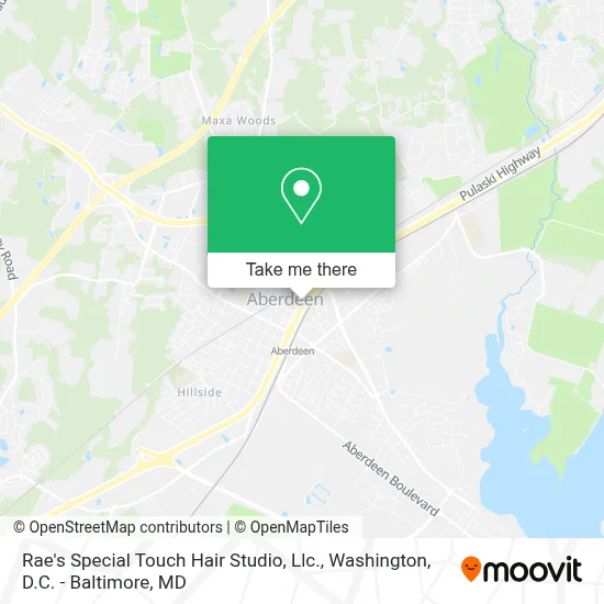 Rae's Special Touch Hair Studio, Llc. map